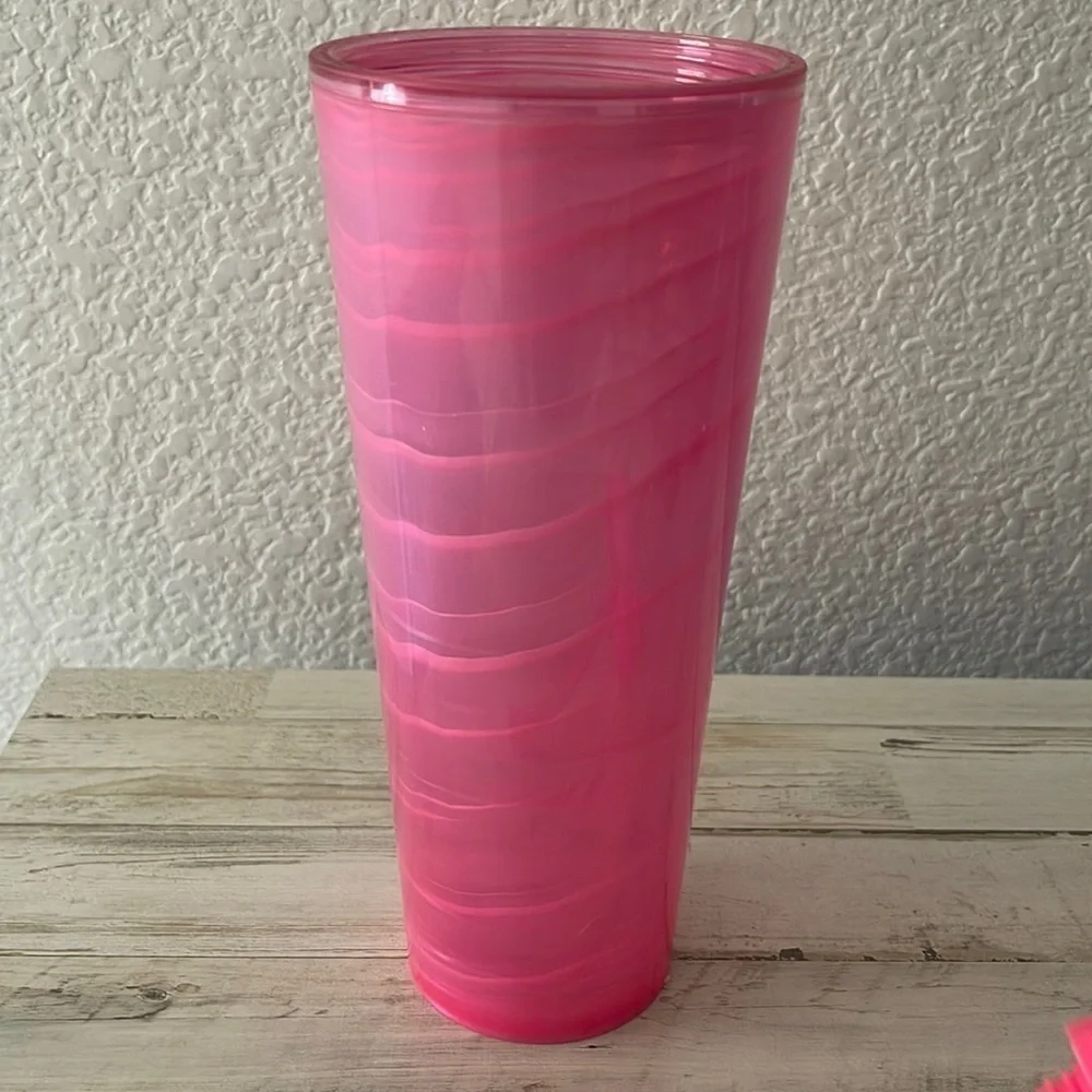 Starbucks Bubble Gum Marble Venti 24oz Cold Cup Tumbler.